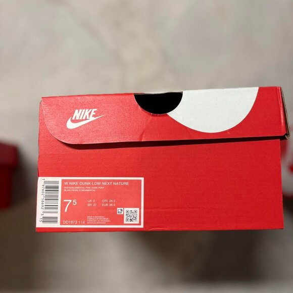 Wmns Nike Dunk Low Next Nature Pink Burgundy Red White DD1873-114 - Picture 6 of 8